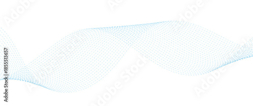 Blue wave lines on white background. Abstract blue wave lines pattern for banner, wallpaper background.