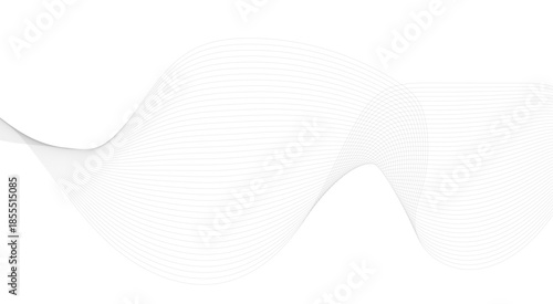 Abstract wave element for design. Digital frequency track equalizer. black and white wavy stripes of the pattern of black lines on white background.
