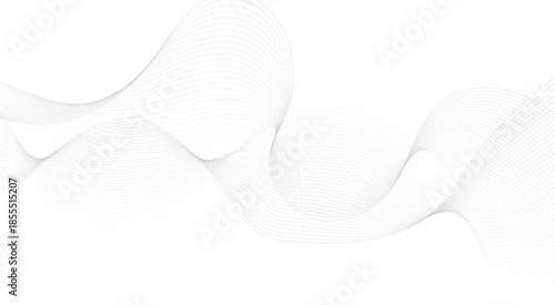 Abstract wave element for design. Digital frequency track equalizer. black and white wavy stripes of the pattern of black lines on white background.
