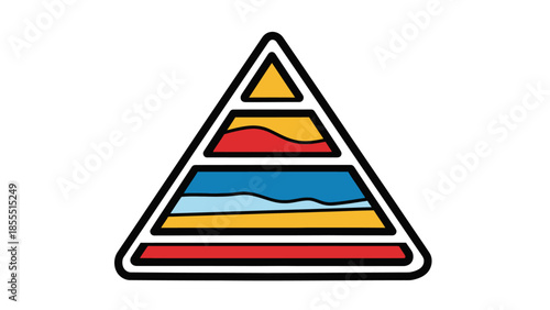 traffic sign isolated on white