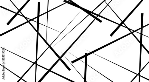 Random chaotic lines abstract geometric patterns of modern design. Random geometric line pattern on a transparent background. 
