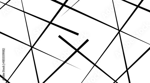 Random chaotic lines abstract geometric patterns of modern design. Random geometric line pattern on a transparent background. 
