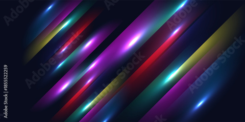 Abstract futuristic background with glowing light effect.Vector illustration.