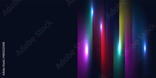 Abstract futuristic background with glowing light effect.Vector illustration.