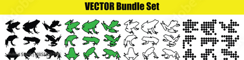 Frog Bundle Set Illustrations