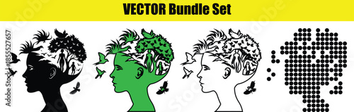 Bundle Set of Creative Heads