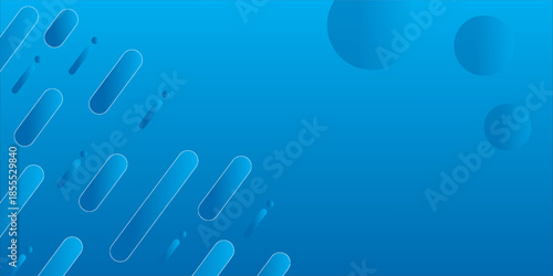 Blurred background. Geometric shapes. Abstract blue and pink gradient design. Dynamic shapes background. Landing page blurred cover. Geometric template banner.
