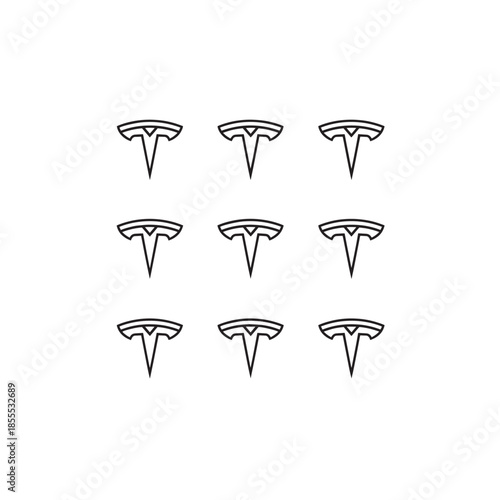 TeslaThread line art futuristic energy inspired visuals