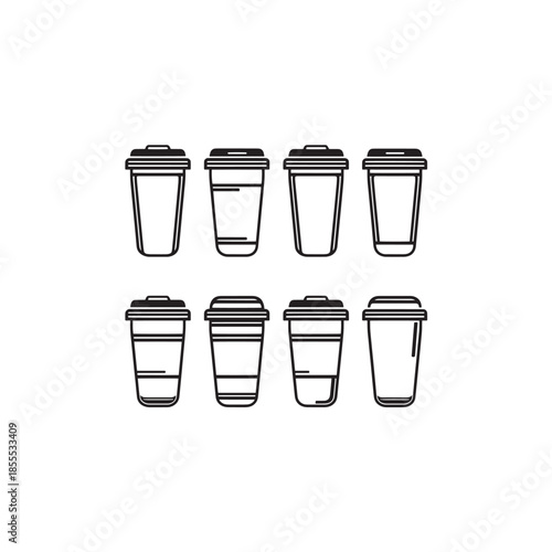 Travel Mug Line Art Stylish Durable And Portable