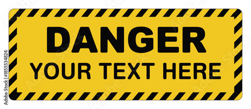 Danger warning signage concept showing caution symbols, hazard alerts, risk management icons, emergency instructions, safety notifications, and clear visual guidance for workplaces and public spaces.