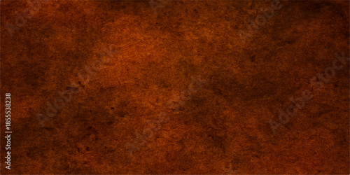 Aged vintage backdrop featuring a rusty metal background and old paper texture with grungy brown stained patterns on an ancient parchment surface