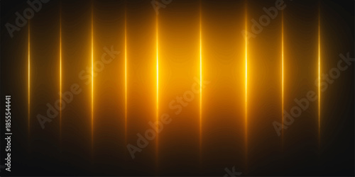 An abstract vector illustration featuring a bright orange glow of fire and sun energy with motion effects on a hot red textured background