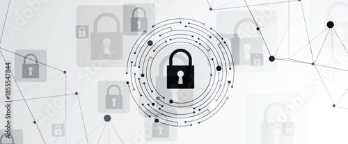 Modern abstract technology and science background concept