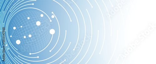 Modern abstract technology and science background concept