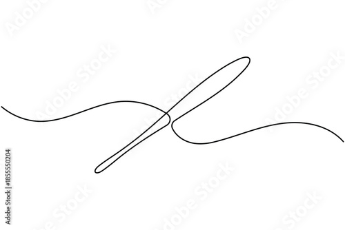 Baseball bat sport icon continuous one line drawing on white background minimalist training stick symbol outline vector illustration