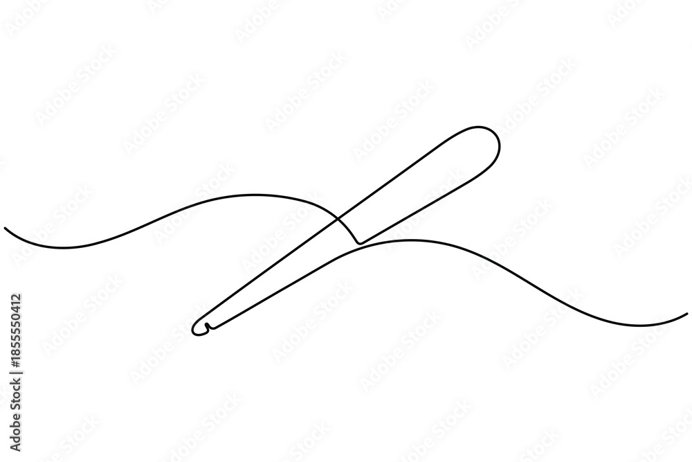 Obraz premium Baseball bat sport icon continuous one line drawing on white background minimalist training stick symbol outline vector illustration