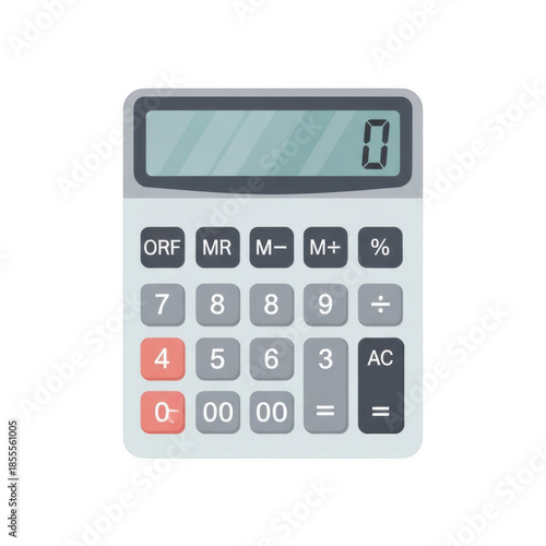 Calculator icon isolated on transparent background