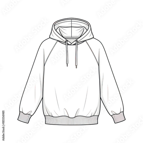 Hoodie illustration isolated on transparent background