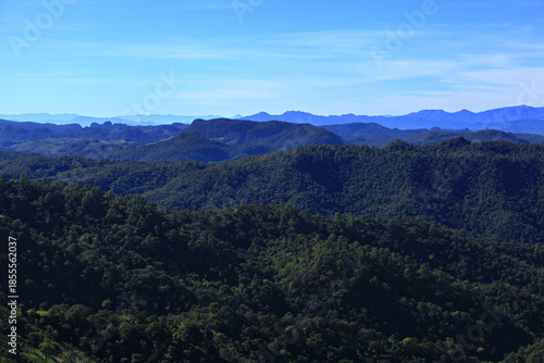 Scenery of Doi Kiew Lom viewpoint, Pang Mapha District, Mae Hong Son Province, Thailand