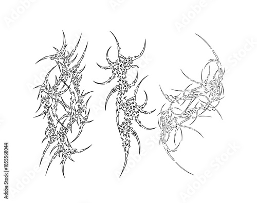 Cybersigilism tattoo design