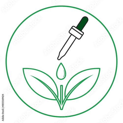 Essential Oil Drop On Leaf, Natural Wellness And Botanical Extract