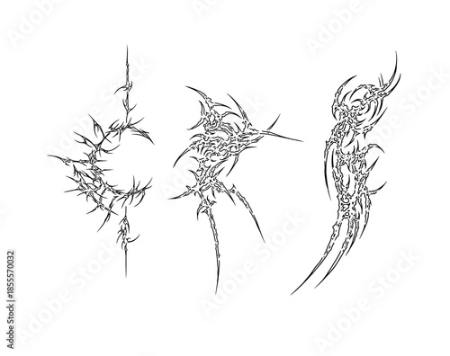 Cybersigilism tattoo design