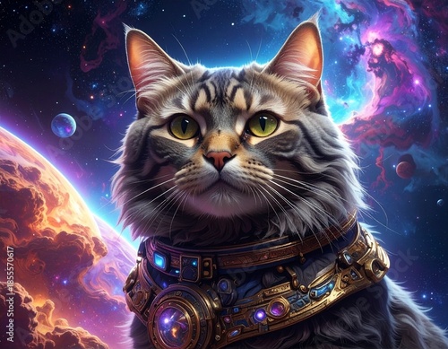 A beautiful and great cat that rules the universe