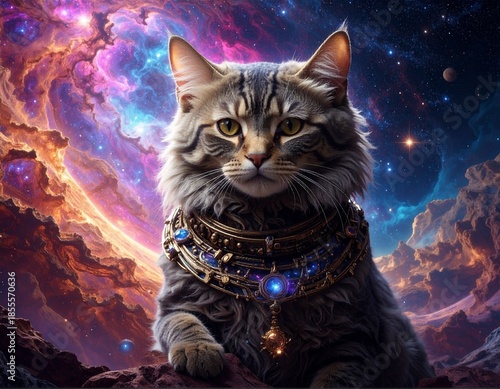 A beautiful and great cat that rules the universe