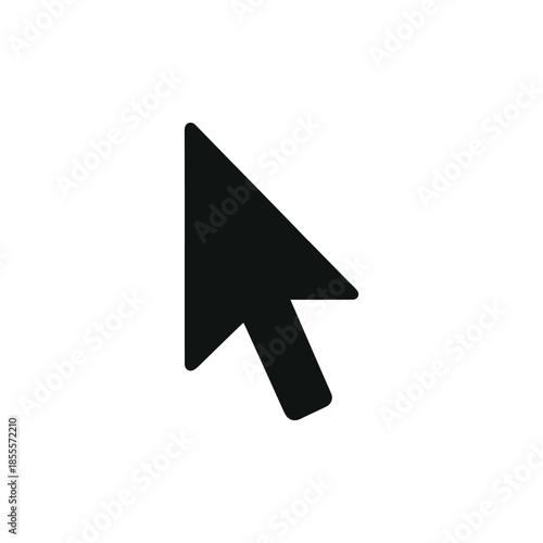 Free Download Black Mouse Cursor Arrow Icon for Computer UI and Web Navigation - GFXLoad