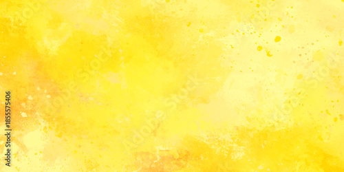 A vibrant yellow watercolor wash background with subtle texture and soft gradations perfect for digital designs