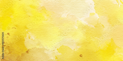 A soft and delicate watercolor wash in shades of pale yellow and creamy white creates a blurred abstract background