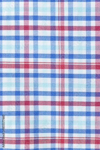 Multi colored plaid fabric background textured