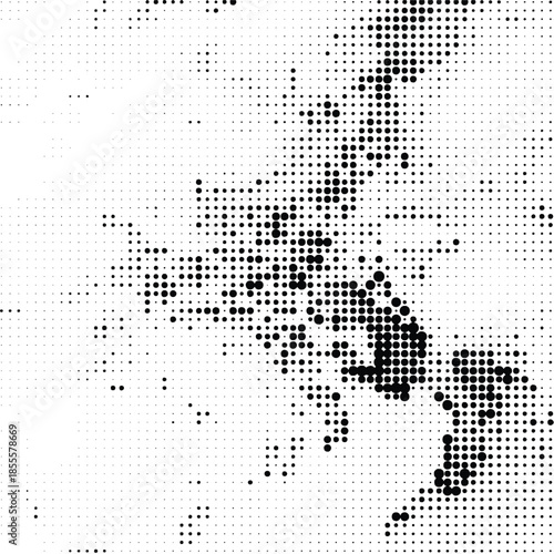 Pixels halftone dots pattern texture background