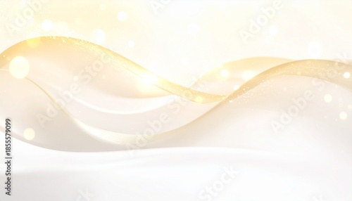 ゴールド×ホワイトのエレガント抽象背景
