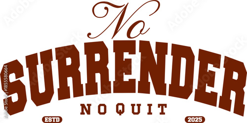 Retro typography college varsity Gym motivational quote slogan print for graphic tee t shirt or sweatshirt - Vector