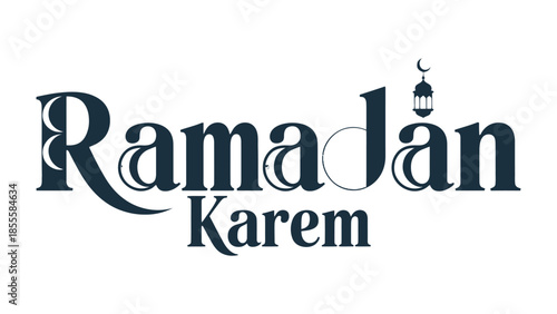 Ramadan Kareem Illustration: An elegant artistic illustration, conveying a sense of serenity and spiritual reflection during the holy month.