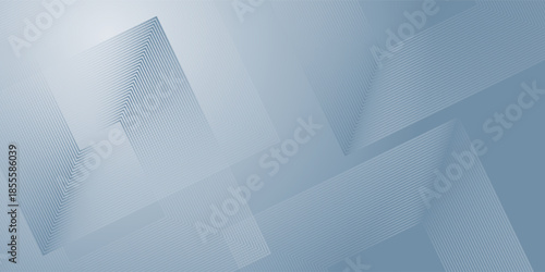 Digital futuristic technology concept with hexagons. Digital hexagonal blue abstract background. Geometric stripe line art design for poster, brochure, cover, banner, website, header.