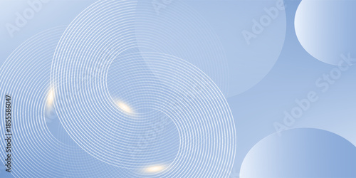 Abstract blue modern background with circle elements. Digital technology concept.