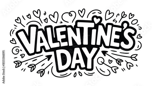 Valentine's Day Icon: A charming Valentine's Day design with hearts and arrows, perfect for expressing love and affection.