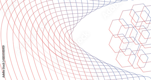 vector abstract background with net