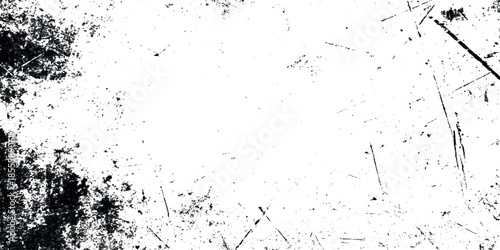 A distressed blank white space with a dark textured border and subtle scratch marks throughout