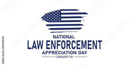 NATIONAL LAW ENFORCEMENT APPRECIATION DAY Background Banner post design