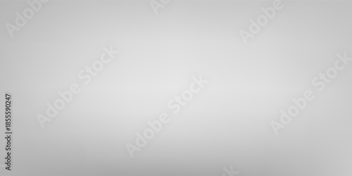 Silver background with metal mirror texture. Chrome gradient surface with simple abstract light ball. vector ilustration