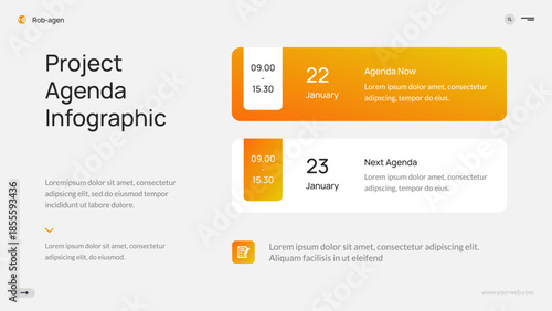 Project Agenda Infographic