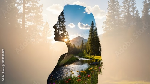 Inner peace and nature harmony