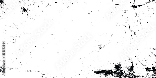 A distressed textured white background with dark scratches and smudges evoking a grunge aesthetic and aged appearance