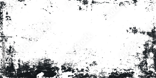 A distressed textured background featuring a white and black grunge effect with uneven edges and smudged detepsls