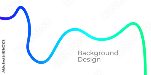 Abstract Vibrant Wavy Line Gradient Pattern for Creative Promotional Designs