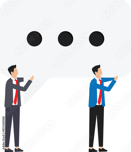 Team discussion and community or social feedback, communication or announcement dialog, team meeting concept
