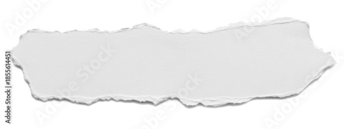 Wallpaper Mural Torn White Paper Strip Isolated on Background Torontodigital.ca